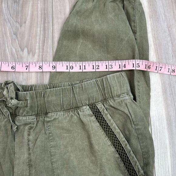 Cloth & Stone olive green chambray jogger pants size small - Picture 8 of 9